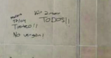 Alerta en escuelas de Río Tercero por pintadas amenazantes