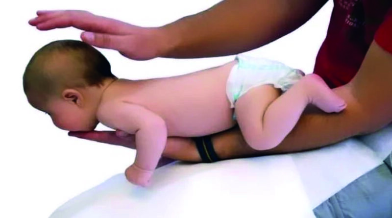 Bomberos asistió a beba con vías aéreas parcialmente obstruidas y la trasladó al Hospital Provincial