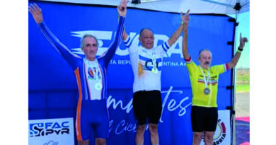 «El Cairo» ganó la medalla de bronce en el Campeonato Argentino de Ruta Master