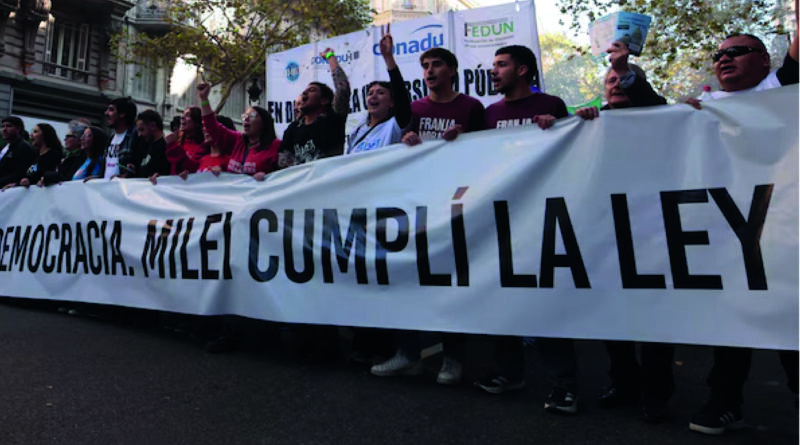 Marcha Federal Universitaria – «Un país se vacía cuando deja de creer que educar vale la pena»