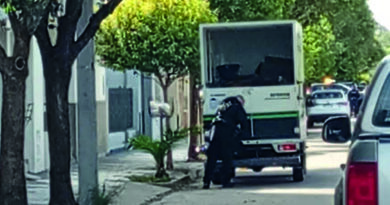 Grave: la Brigada de Explosivos dela Policía desactivó una granada que fue encontrada entre residuos en Río Tercero