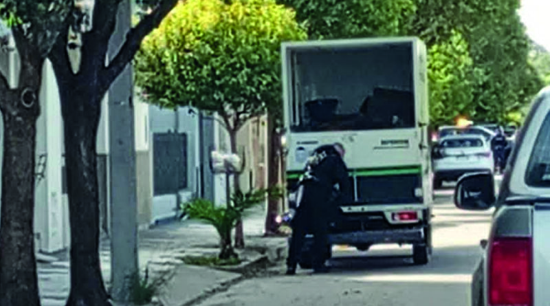 Grave: la Brigada de Explosivos dela Policía desactivó una granada que fue encontrada entre residuos en Río Tercero
