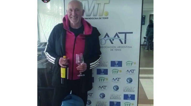 Tenis: Carli Suescun ganó un  torneo internacional en Mendoza y ahora lidera el ránking nacional +65