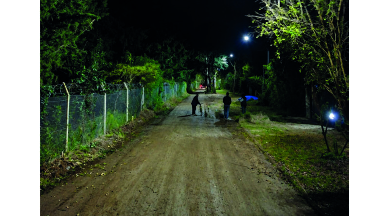 El Municipio iluminó una calle que vecinos de ese sector marcaban como de salida de malvivientes