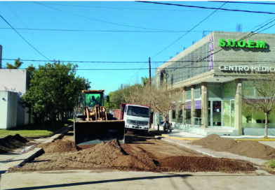 El Municipio inició la pavimentación de nueve cuadras en barrio Cabero