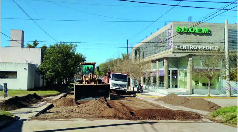 El Municipio inició la pavimentación de nueve cuadras en barrio Cabero