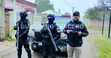 Cinco riotercerenses de banda narcomenudista fueron detenidos por la FPA en un operativo con 100 efectivos y 10 allanamientos
