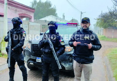 Cinco riotercerenses de banda narcomenudista fueron detenidos por la FPA en un operativo con 100 efectivos y 10 allanamientos