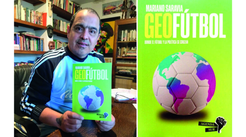 Mariano Saravia presenta su libro Geofútbol, en la Biblioteca Urquiza, en la Noche de las Lecturas