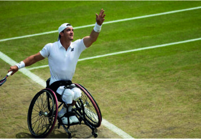 Gustavo Fernández debutó en Wimbledon con un doble triunfo