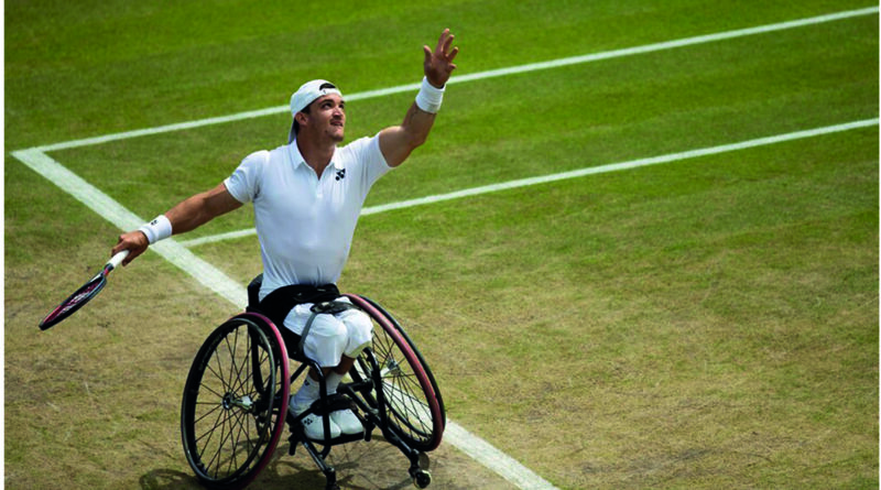 Gustavo Fernández debutó en Wimbledon con un doble triunfo