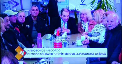 Mario Ponce creó la asociación civil Utopía, que destinará dinero de las indemnizaciones a objetivos sociales