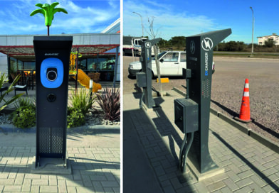 La estación de servicio Gulf de Almafuerte incorporó cargadores para vehículos eléctricos: cuánto vale la carga