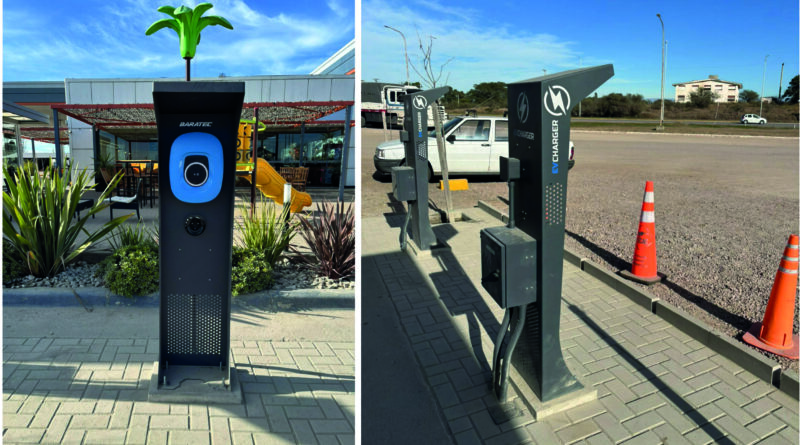 La estación de servicio Gulf de Almafuerte incorporó cargadores para vehículos eléctricos: cuánto vale la carga