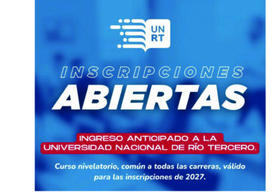 La UNRT abrió inscripciones para el curso de ingreso anticipado 2027