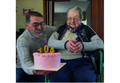 Graziela, la segunda vecina más longeva de Río Tercero, celebró sus 104 años: las fotos del festejo