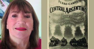 Presentan en «La Biblio» Urquiza «Ferrocarril y colonización», el libro que une 34 localidades a través de la historia del tren