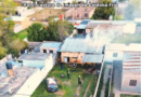 Una familia de barrio Monte Grande sufrió daños totales en su vivienda prefabricada por un incendio