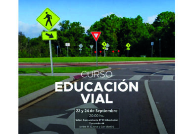 El Municipio invita a nuevo curso de educación vial, este martes y el jueves en barrio El Libertador