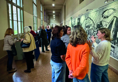La UNRT llevó la memoria de Río Tercero a la UBA con la presentación del mural Río Térnica