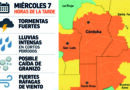 Difunden una alerta meteorológica naranja para la tarde de este miércoles 7: qué cuidados tener
