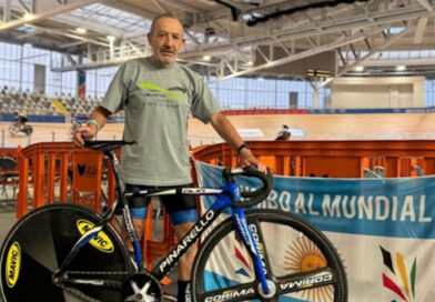 Infortunada participación de Ricardo Pereyra en el Mundial de Ciclismo Master en Londres: lesión