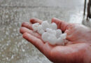 Granizó hasta tres veces en el día en Río Tercero: lo que llovió